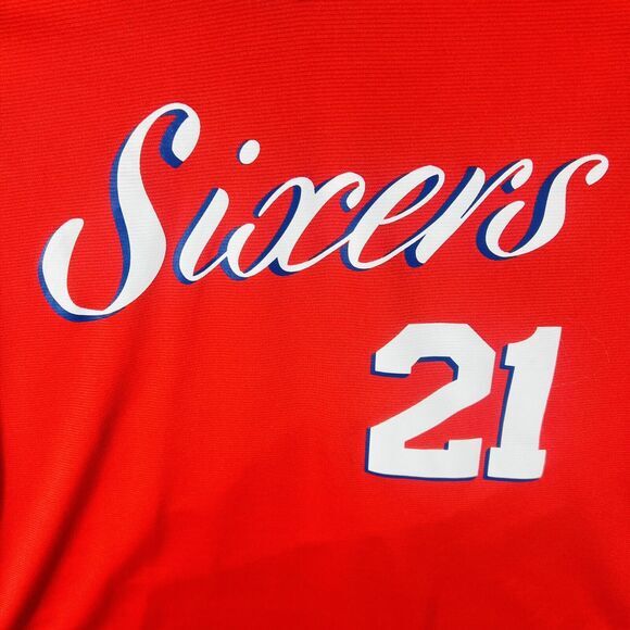 Fanatics Jersey Women's Size L Joel Embiid Philadelphia 76ers‎ Fast Break - Picture 3 of 8